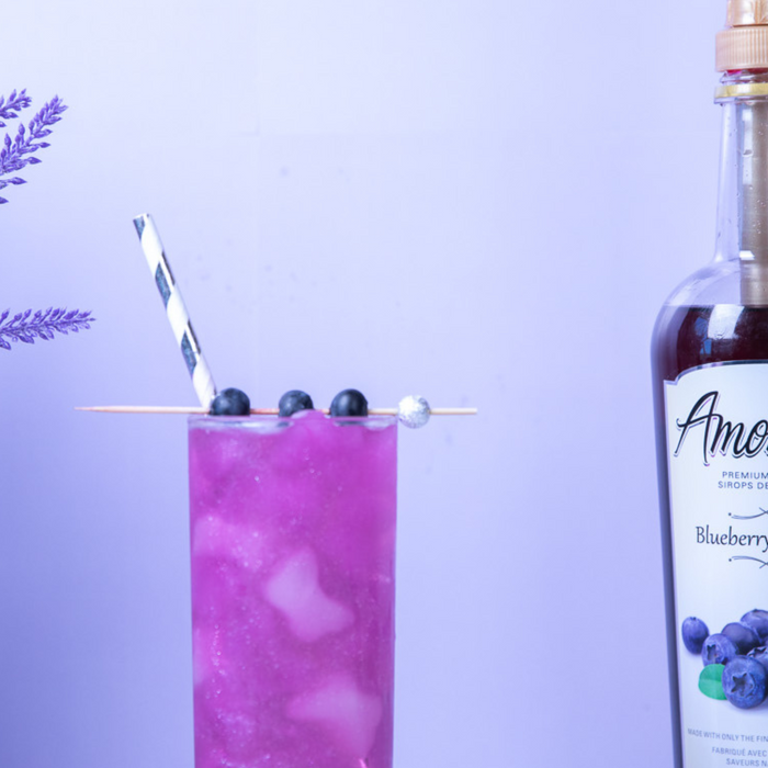 Blueberry Lavender Haze Cocktail