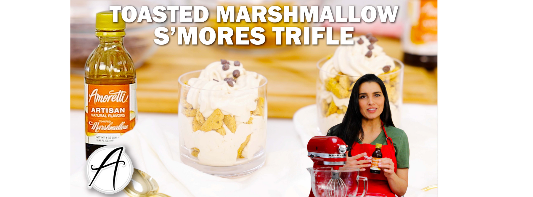 Toasted Marshmallow S'mores Trifle