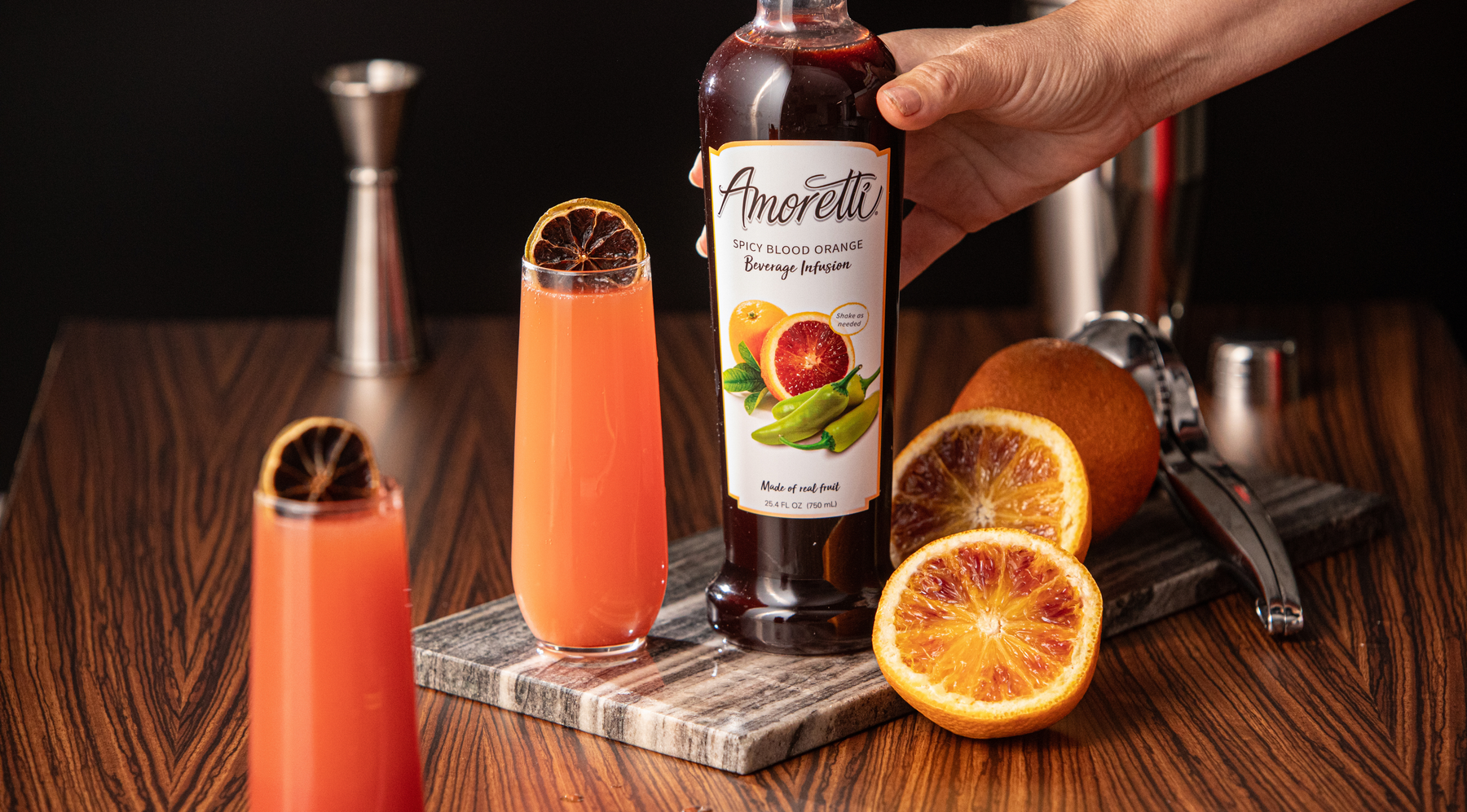 Spicy Blood Orange Mimosa