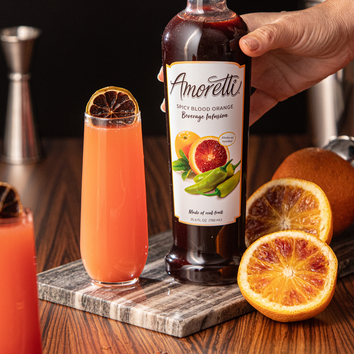 Spicy Blood Orange Mimosa