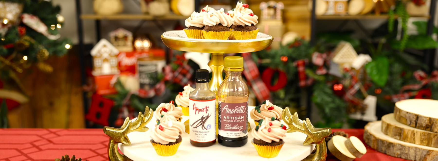 Chocolate Cupcakes with Blackberry Buttercream