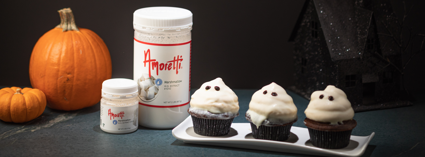 Marshmallow Ghost Cupcakes — Amoretti