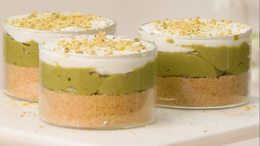 No Bake Pistachio Pie Cups