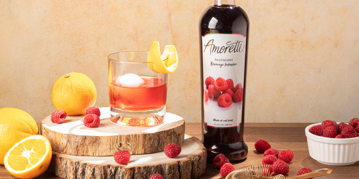 Raspberry Sherry Old Fashioned — Amoretti