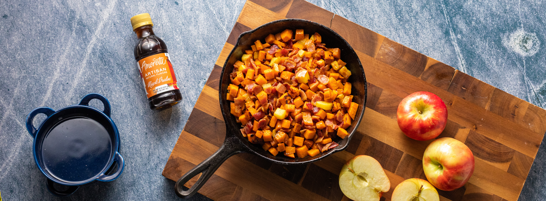 Maple Bacon Sweet Potato Hash