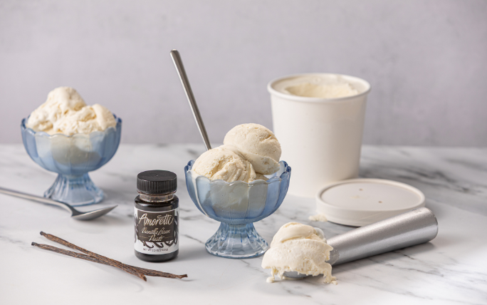 No-Churn Vanilla Bean Ice Cream