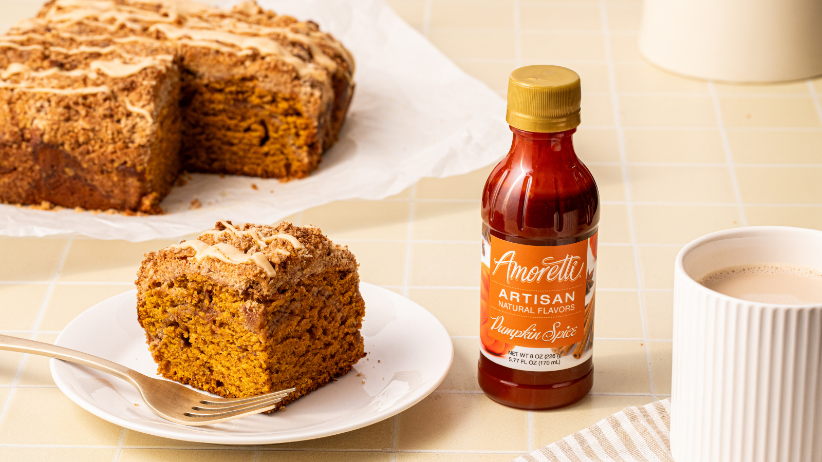 Vegan Pumpkin Coffee Cake
