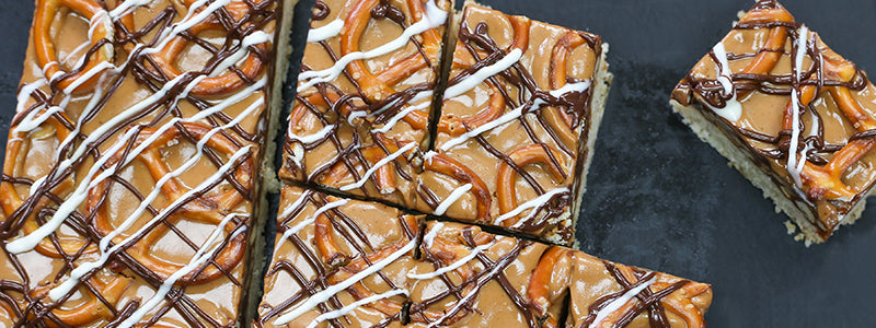 White Chocolate Peanut Caramel Bars