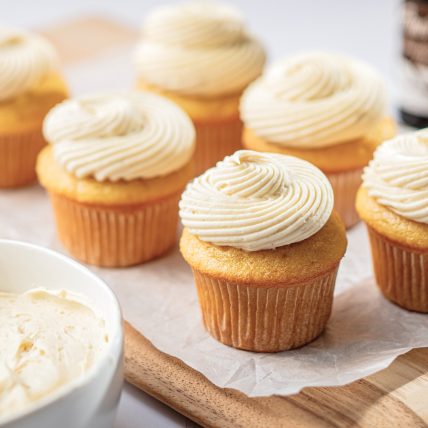 Whipped Vanilla Bean Ganache Frosting