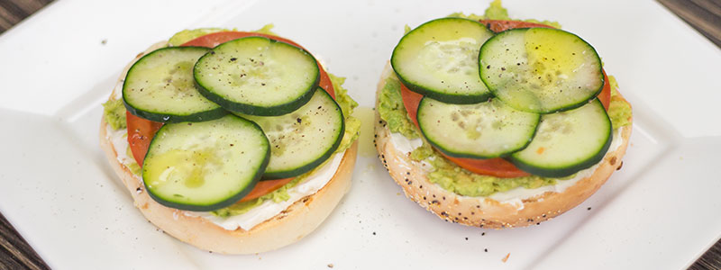 Avocado Bagel Sandwich