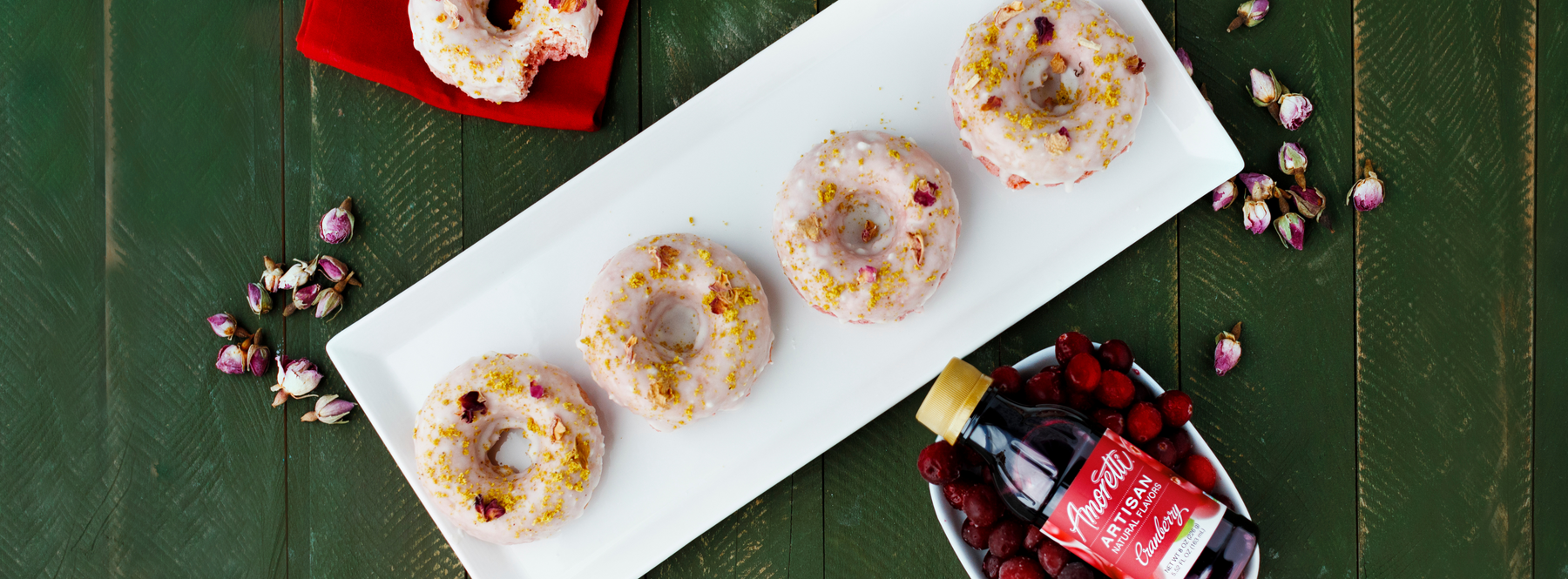 Cranberry Orange Donuts by Danielle Cochran (The Salty Cooker)