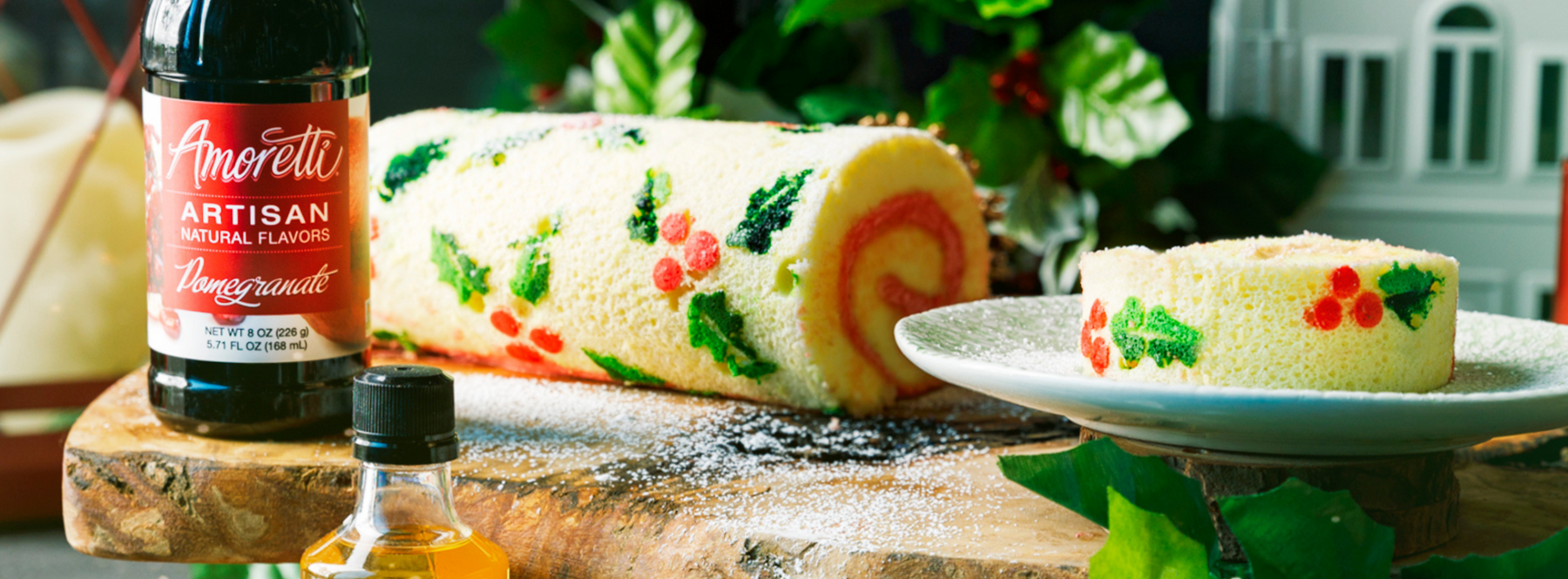 Holiday Deco Chiffon Roll