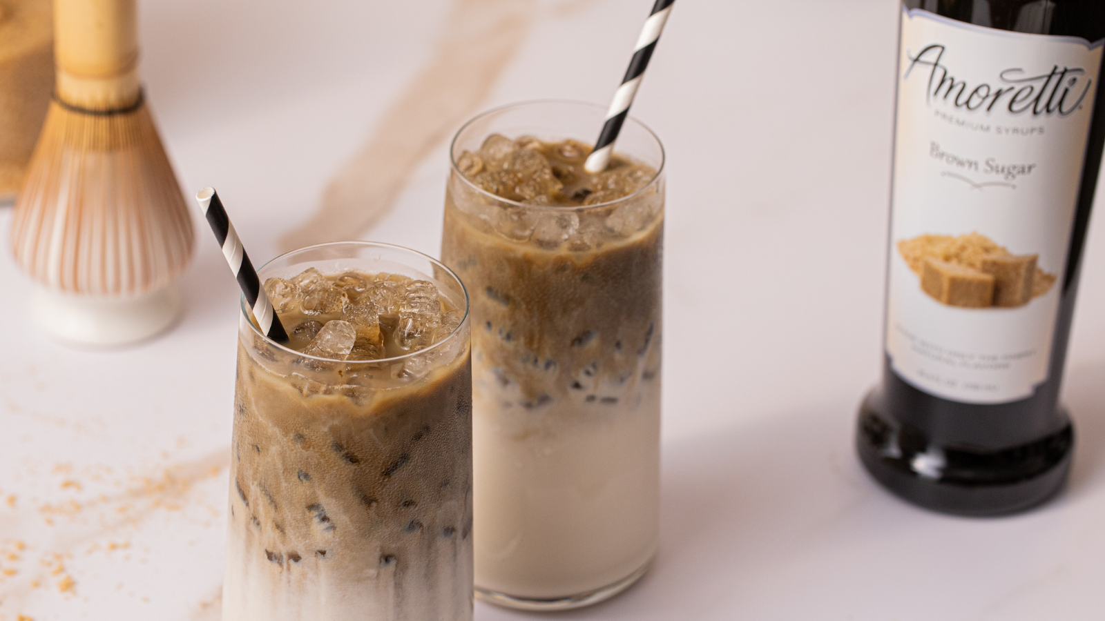 Iced Brown Sugar Hojicha Latte
