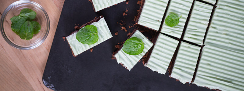 Crème de Menthe Brownies