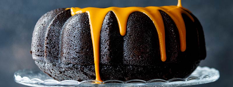 Amoretti Chocolate Pumpkin Spice Bundt Cake