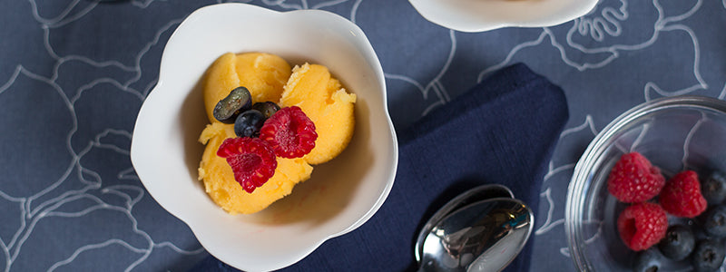 Peach Champagne Sorbet — Amoretti