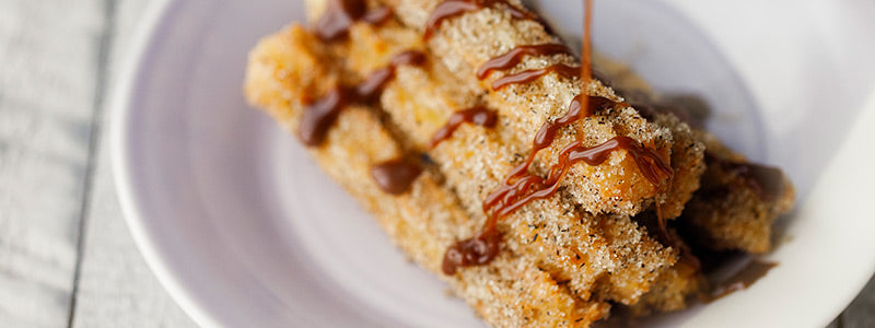 Vanilla Dusted Churros — Amoretti
