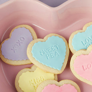 Amoretti Conversation Heart Cookies