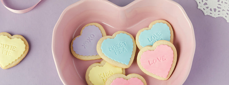 Amoretti Conversation Heart Cookies