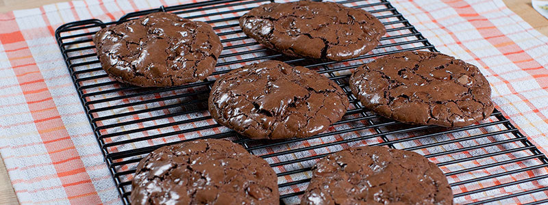 Choco-Orange  Flourless Cookies