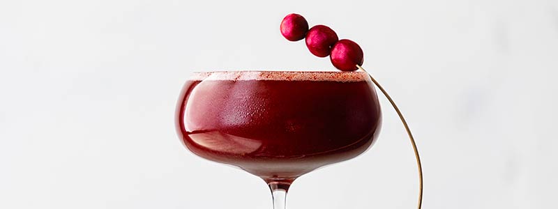 Amoretti Cranberry Sauce Cocktail