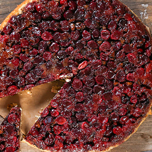 Cranberry Pecan Upside Down Cake