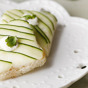 Amoretti Cucumber Mint Tea Sandwiches