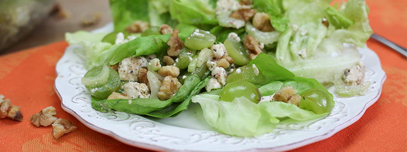 Feta, Grape & Butter Lettuce Salad