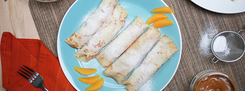 Gingerbread Crepes and Orange Filling