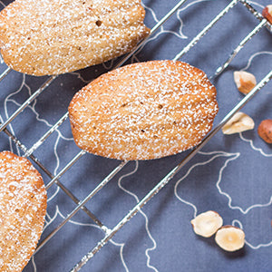 Brown Butter Hazelnut Madeleines