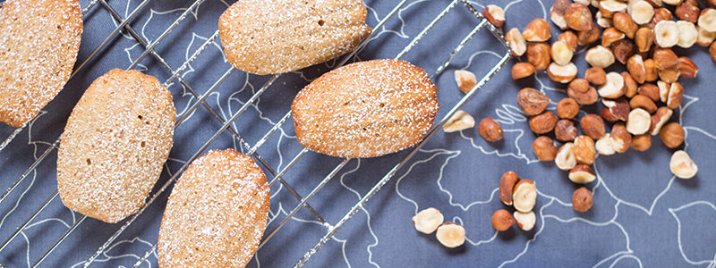 Brown Butter Hazelnut Madeleines