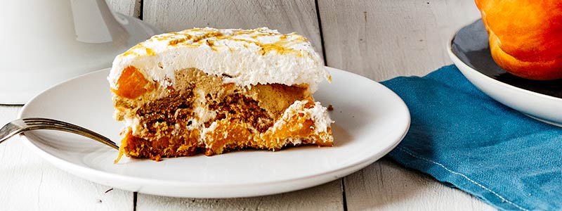 Amoretti Spiced Peach Ice Box Cake