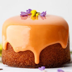 Amoretti Lemon Verbena Pound Cake with Tangerine Glaze