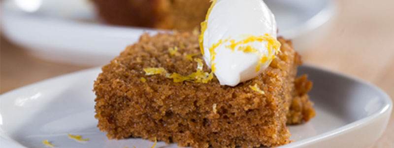 Lemon Glazed Ginger Cake