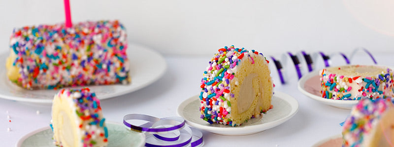 Mini Rainbow Roulades — Amoretti