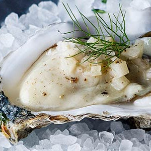 Amoretti Oyster with Apple Fennel Mignonette