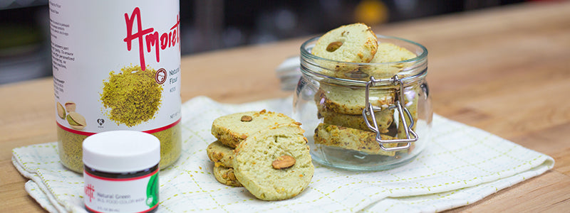 Pistachio Cream Cheese Cookies