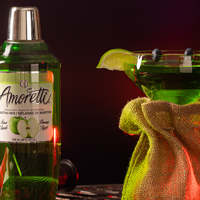 Grogu's Sour Apple Martini