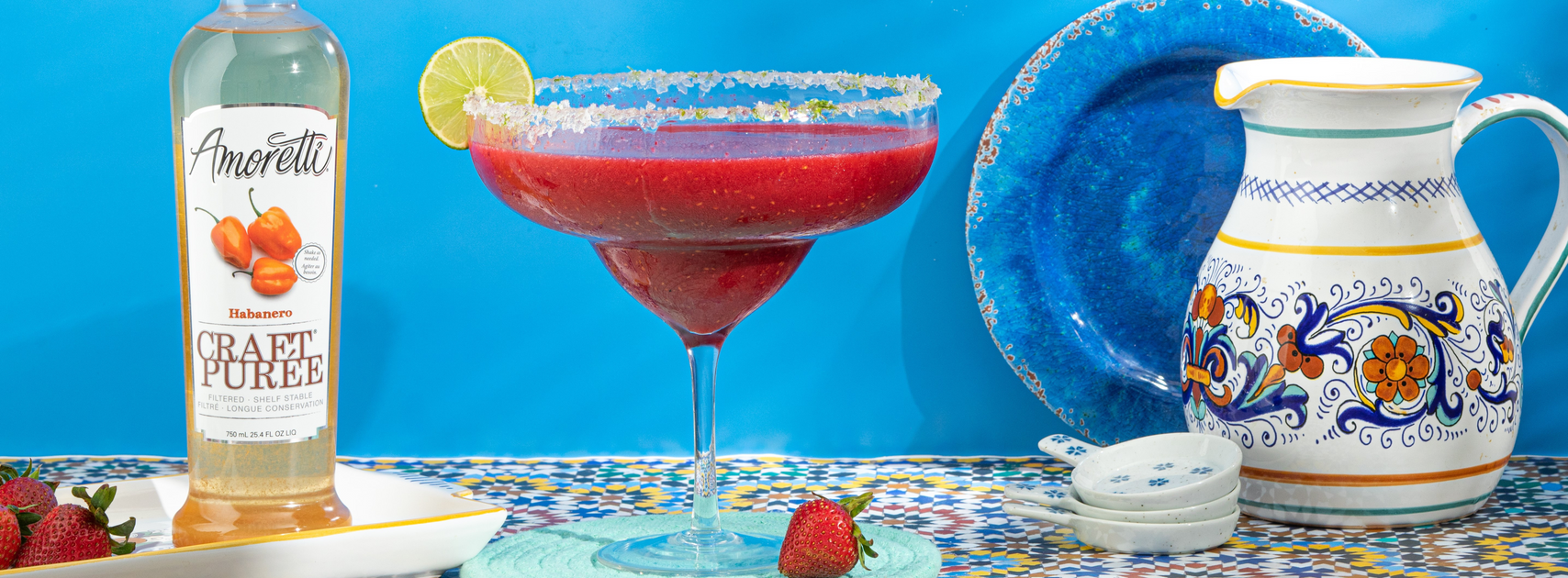 Habanero Strawberry Margarita — Amoretti