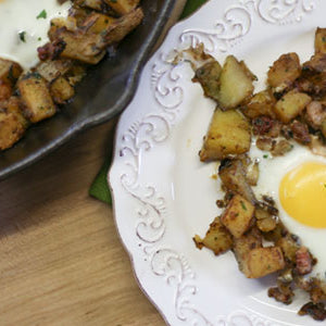 Potatoes, Pancetta & Eggs