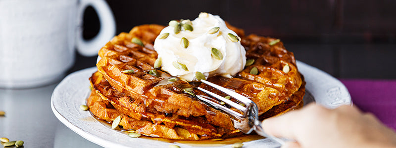 Amoretti Pumpkin Spice Waffles