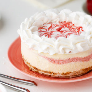 Amoretti Raspberry White Chocolate Cheesecake