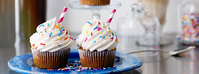 Amoretti Root Beer Float Cupcakes