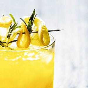 Rosemary Bourbon Sour Cocktail