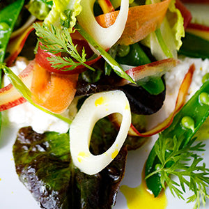 Amoretti Springtime Salad with Curry Lime Dressing
