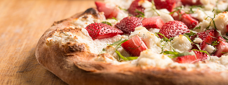 Strawberry & Goat Cheese Dessert Pizza