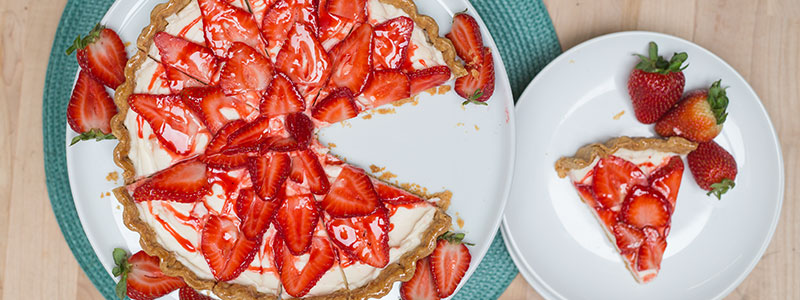 Strawberry Swirl Tart