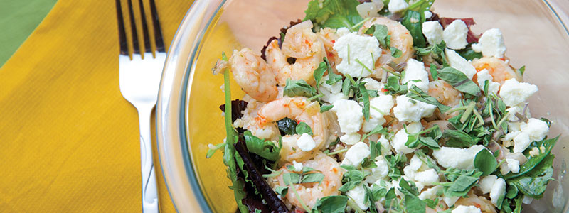 Mediterranean Shrimp and Couscous Dinner Salad