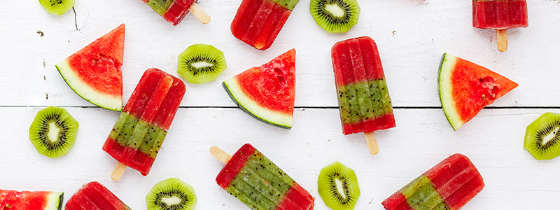 Watermelon Kiwi Popsicles — Amoretti
