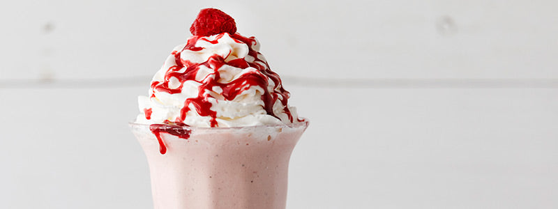 White Chocolate Raspberry Milkshake — Amoretti